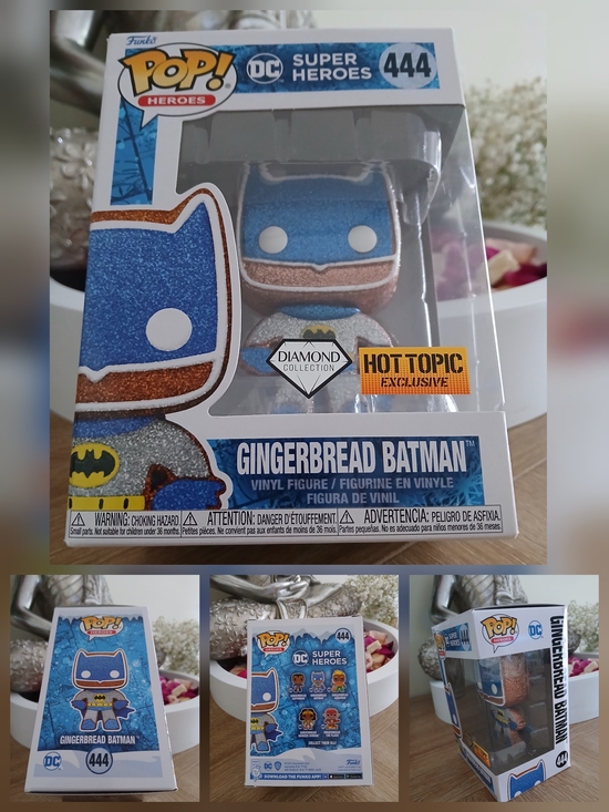 Funko Other - 🔥NIB Funko Pop DC Super Heroes Gingerbread Batman Diamond Collection #444